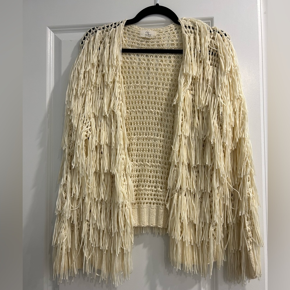 Shaggy Fringe Cardigan